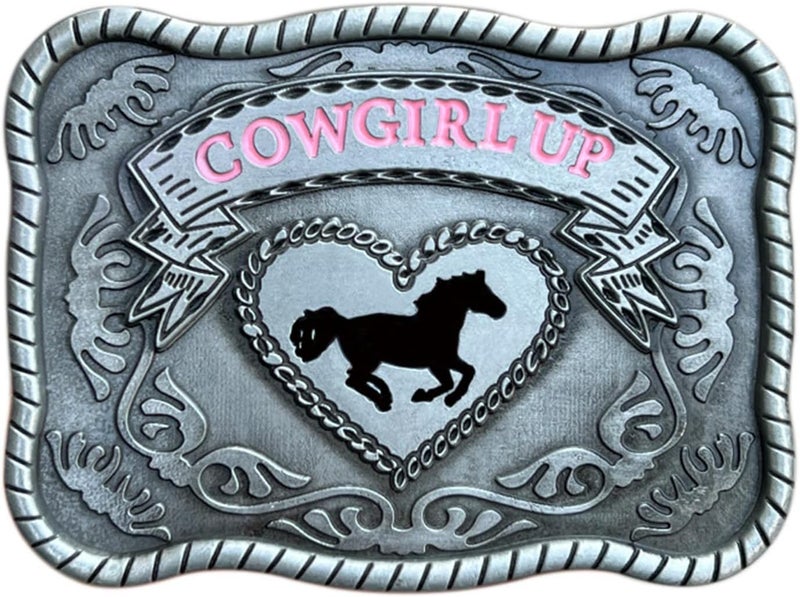 Seternaly Western Cowboy/Cowgirl Belt Buckles Punk Rodeo Horseman Belt Buckle for Men Women Boy Girl Youth - Image 1